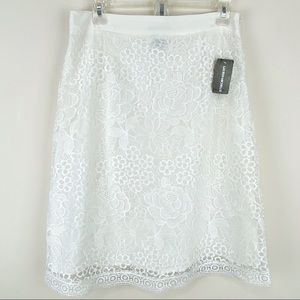 Lauren Michelle - Embroidered overlay skirt